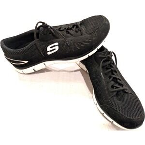 Skechers Flex Womens 8.5 Lightweight Breathable Sneakers Jogging/Running/Walking